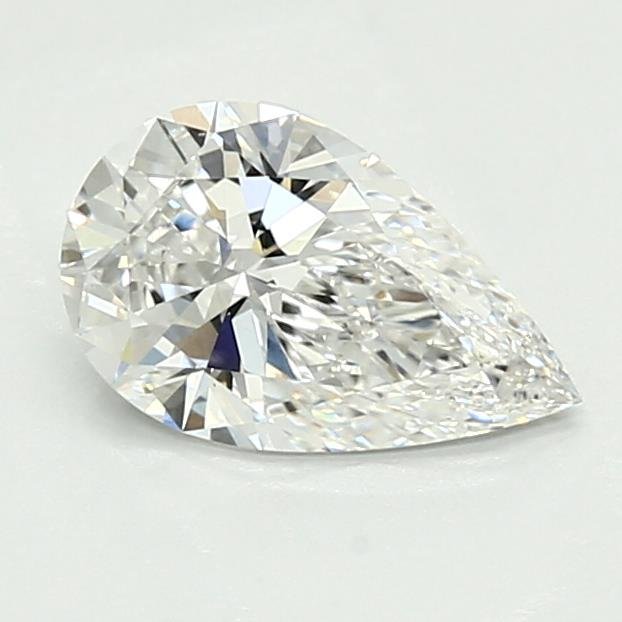 0.95ct E VVS2 Rare Carat Ideal Cut Pear Lab Grown Diamond