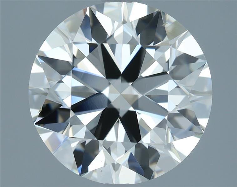 2.82ct I VS2 Rare Carat Ideal Cut Round Diamond