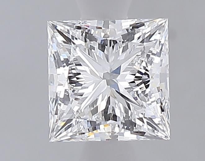 1.08ct D VVS2 Rare Carat Ideal Cut Princess Lab Grown Diamond