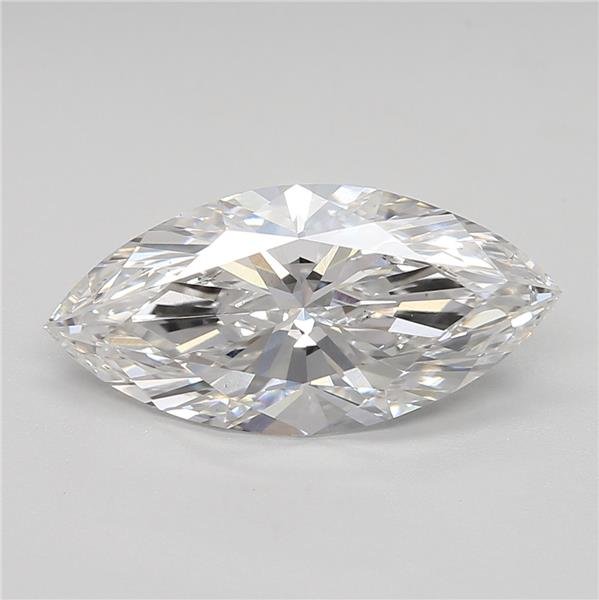 2.71ct F VS1 Rare Carat Ideal Cut Marquise Lab Grown Diamond