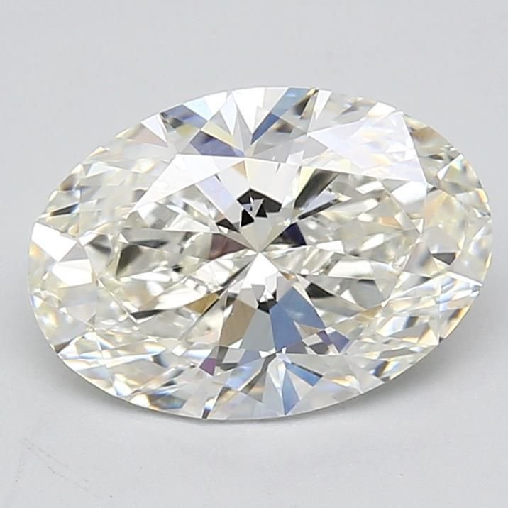 3.04ct H VVS2 Rare Carat Ideal Cut Oval Lab Grown Diamond