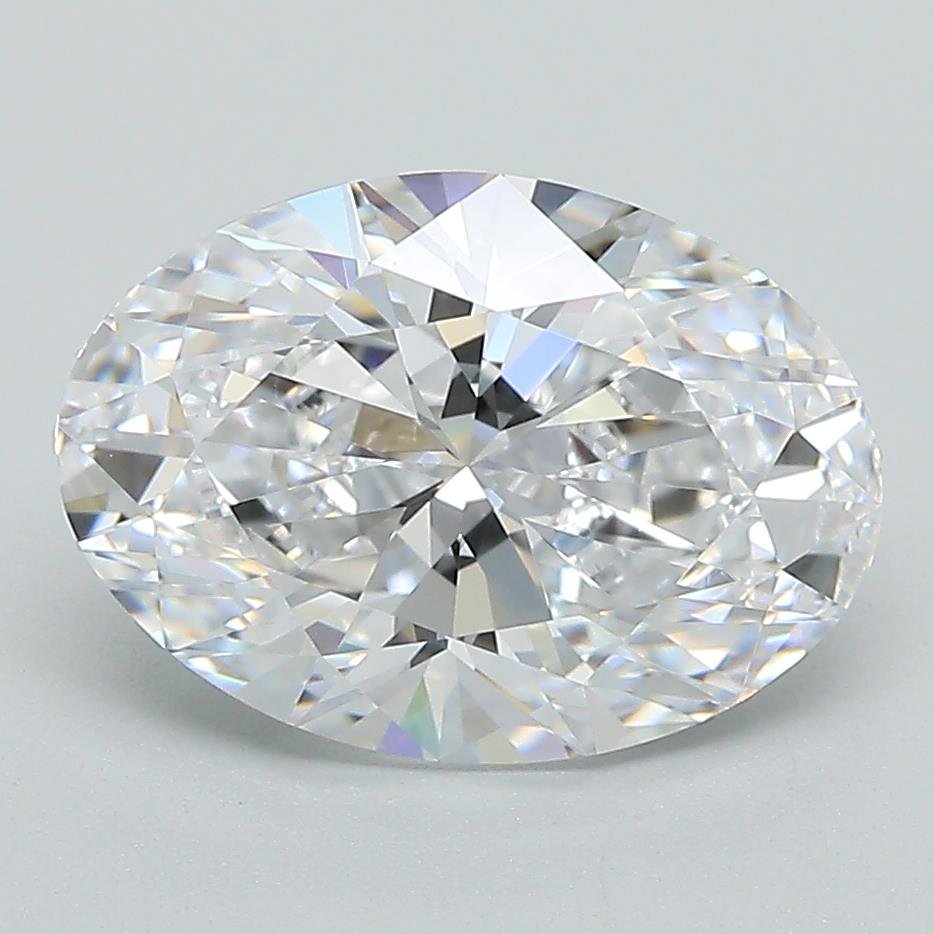 3.00ct E VS1 Rare Carat Ideal Cut Oval Lab Grown Diamond