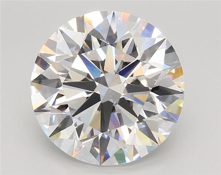 5.01ct E VVS2 Rare Carat Ideal Cut Round Lab Grown Diamond