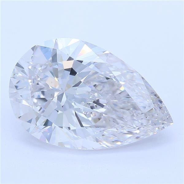 2.12ct F VS2 Rare Carat Ideal Cut Pear Lab Grown Diamond