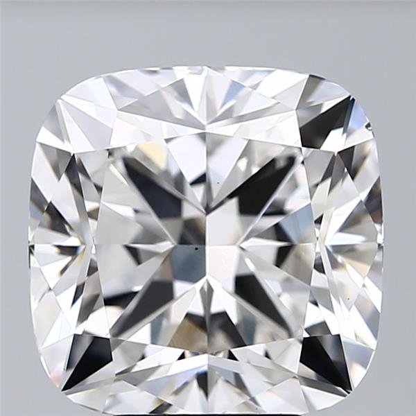 6.85ct F VS2 Rare Carat Ideal Cut Cushion Lab Grown Diamond