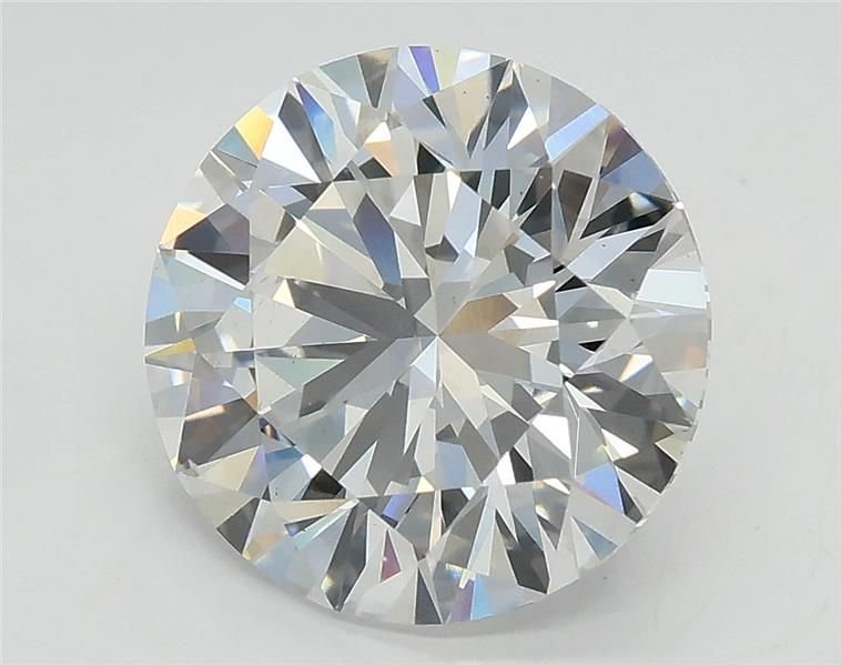 3.08ct F VS1 Rare Carat Ideal Cut Round Lab Grown Diamond