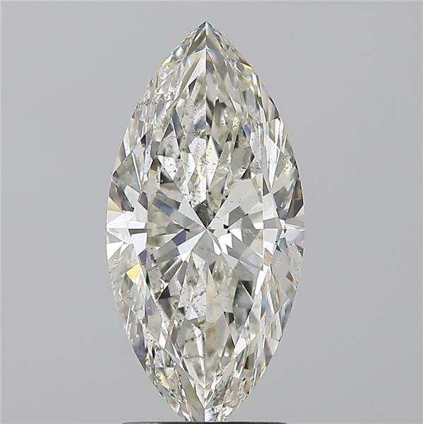 2.52ct J SI2 Rare Carat Ideal Cut Marquise Diamond