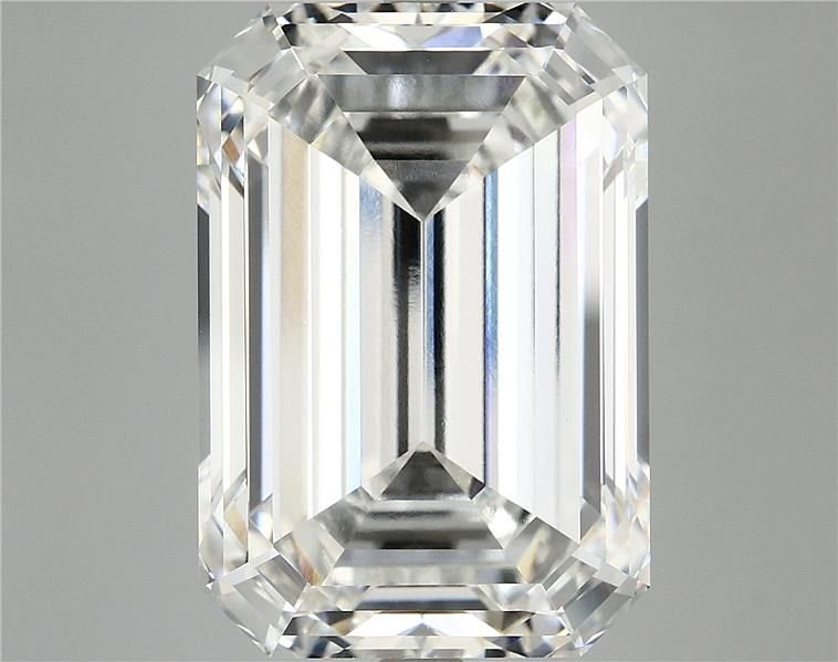 15.14ct F VVS2 Rare Carat Ideal Cut Emerald Lab Grown Diamond