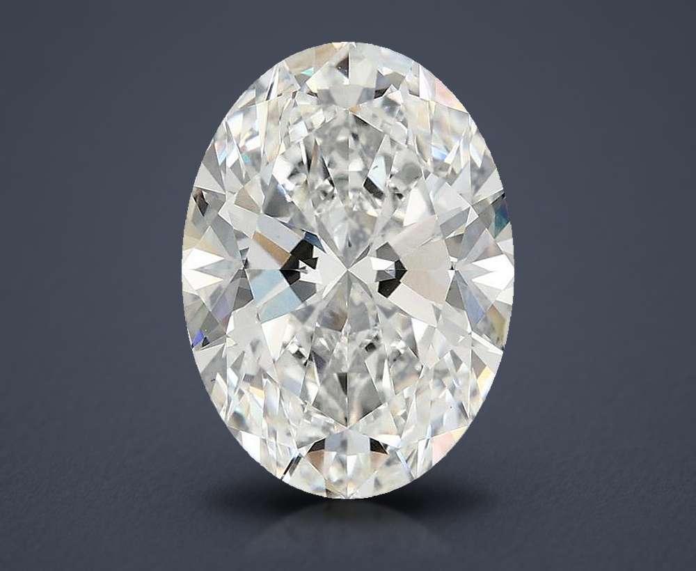 3.94 Carat Oval Lab Diamond