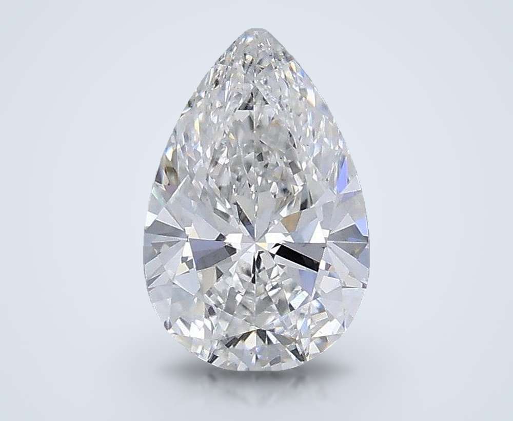 0.63 Carat Pear Lab Diamond