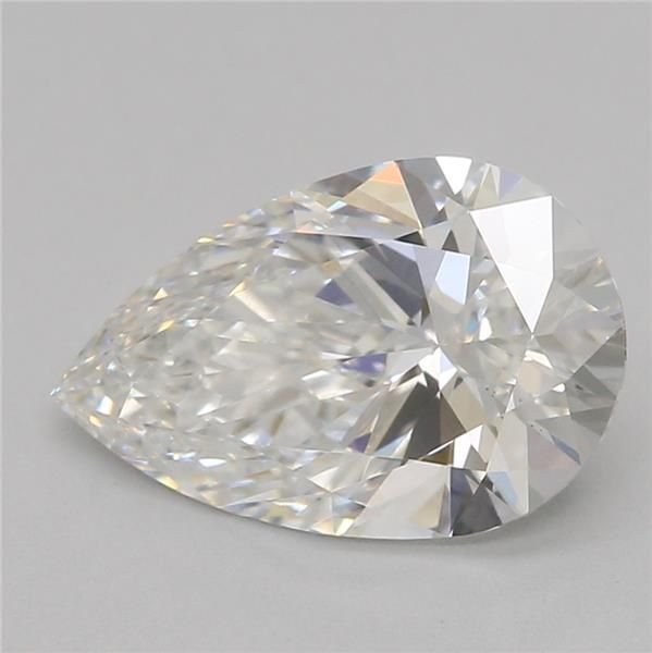1.29ct E VS1 Rare Carat Ideal Cut Pear Lab Grown Diamond