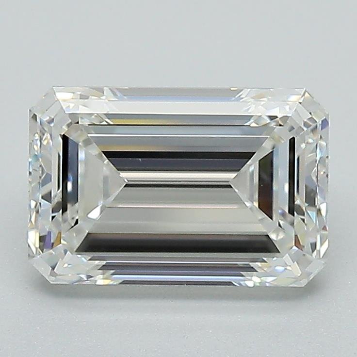 2.04ct F VVS2 Excellent Cut Emerald Lab Grown Diamond