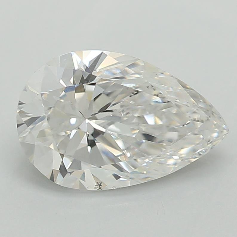 0.76ct D VS1 Rare Carat Ideal Cut Pear Lab Grown Diamond
