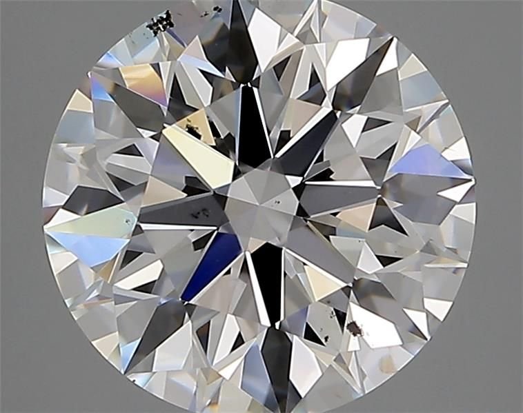 3.16ct E SI1 Rare Carat Ideal Cut Round Diamond