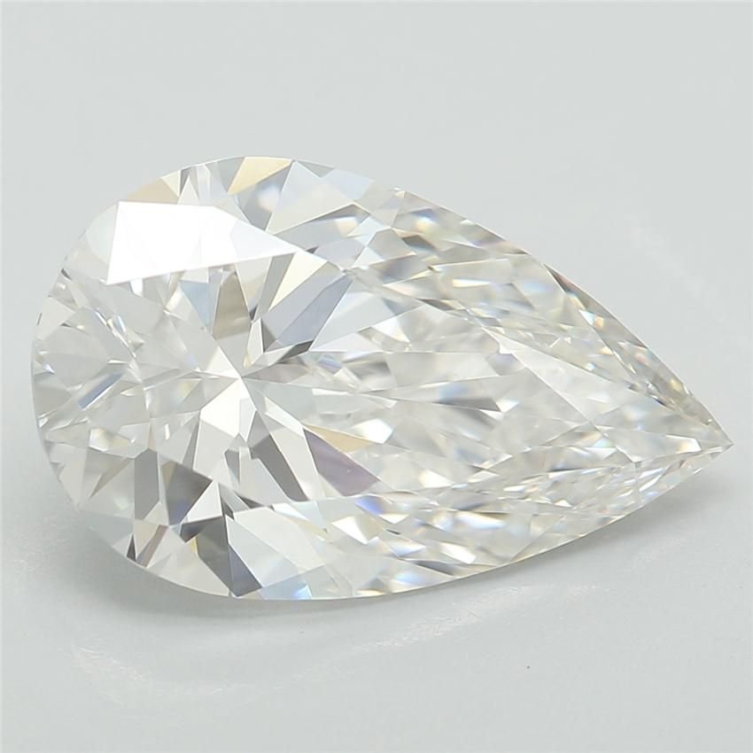 2.58ct F VS1 Rare Carat Ideal Cut Pear Lab Grown Diamond