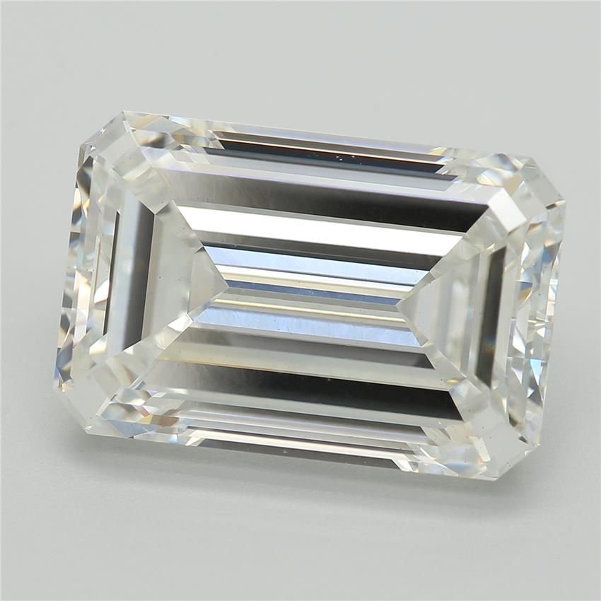 8.08ct F VS1 Rare Carat Ideal Cut Emerald Lab Grown Diamond