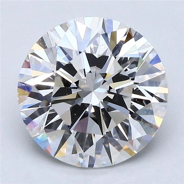 3.00ct G VS2 Rare Carat Ideal Cut Round Diamond