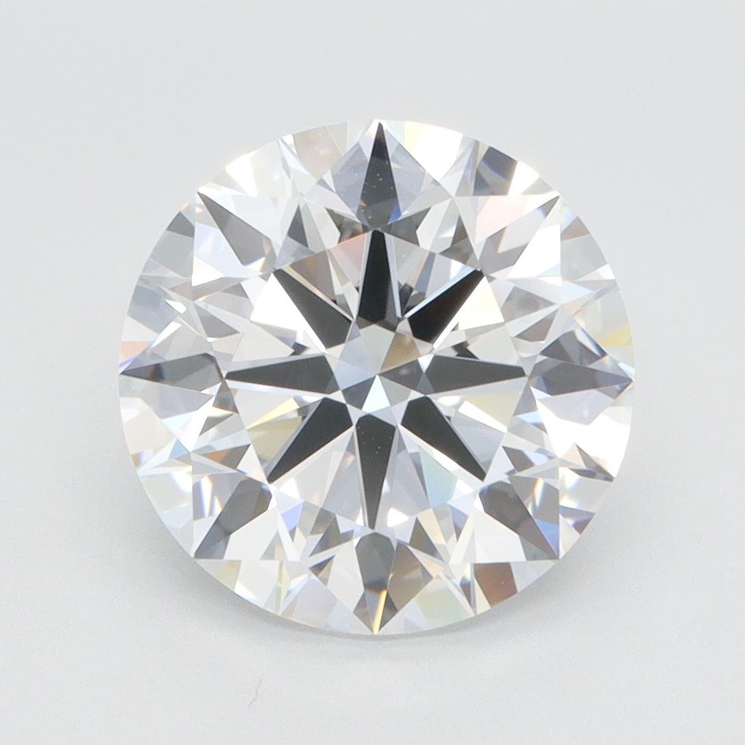 4.01ct E VVS2 Rare Carat Ideal Cut Round Lab Grown Diamond