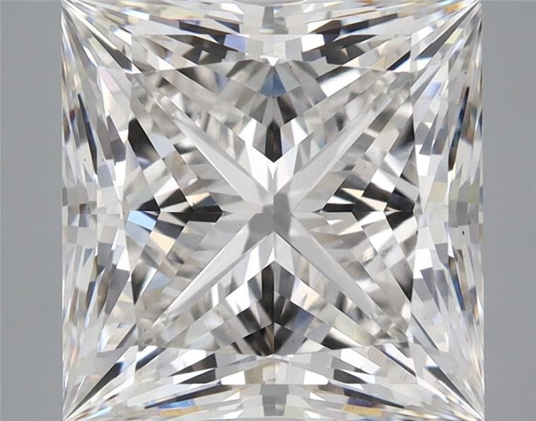 7.58ct G VS2 Rare Carat Ideal Cut Princess Lab Grown Diamond