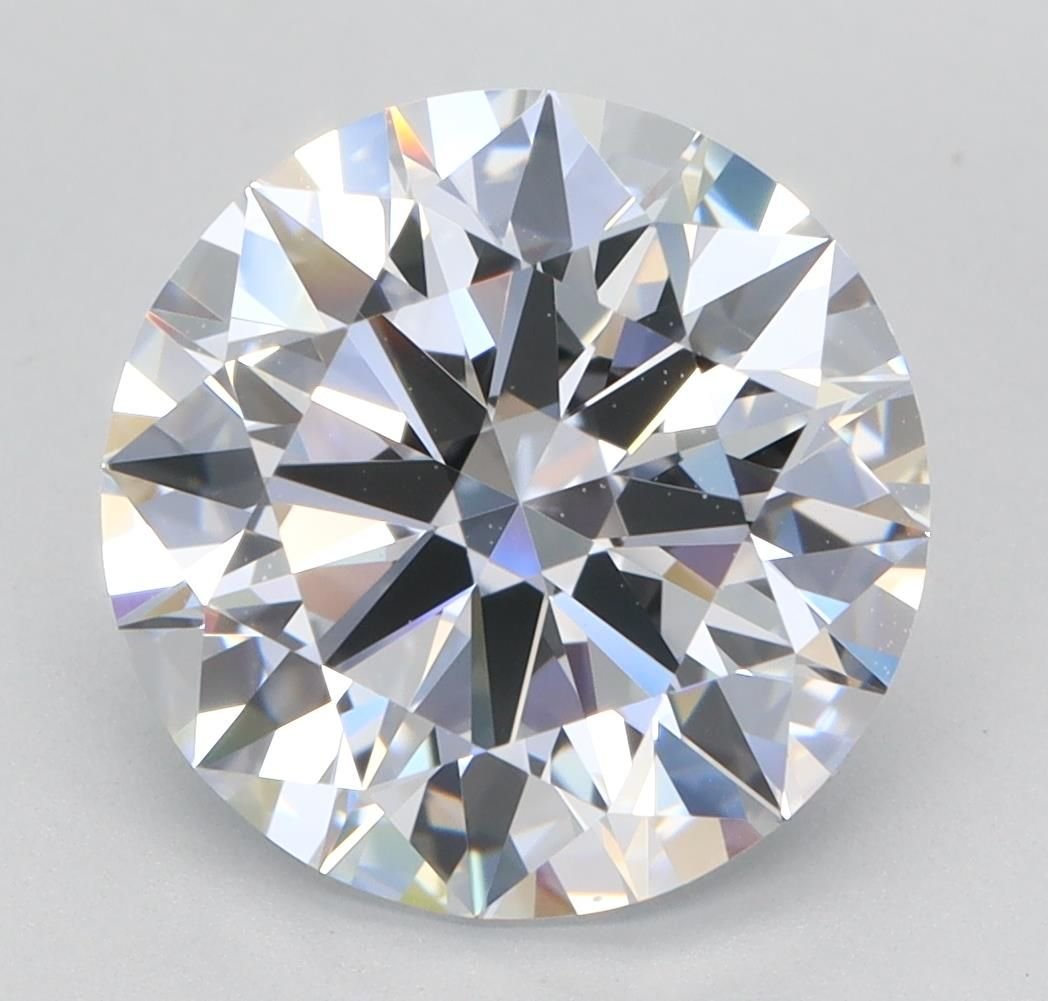 3.33ct F VVS2 Rare Carat Ideal Cut Round Lab Grown Diamond