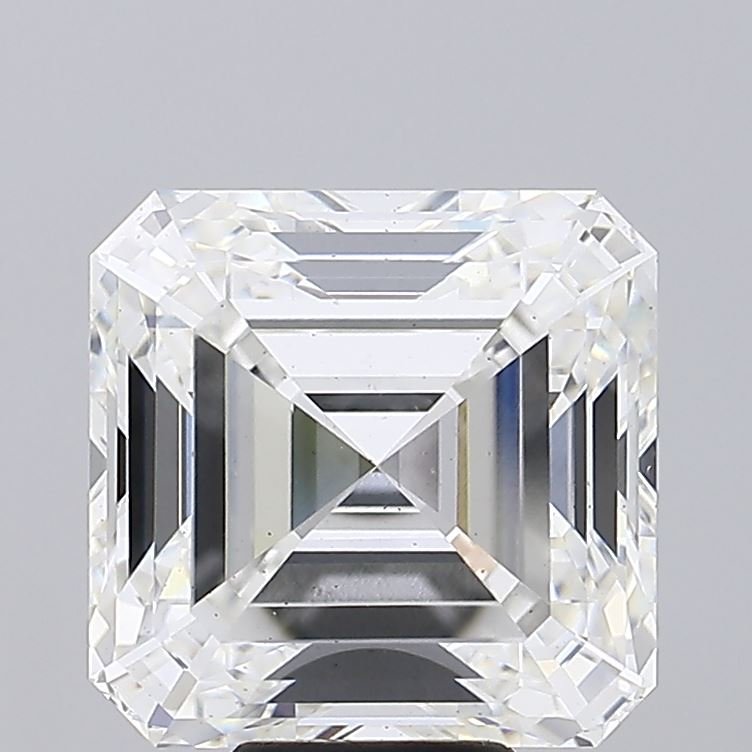 10.00ct F VS2 Rare Carat Ideal Cut Asscher Lab Grown Diamond