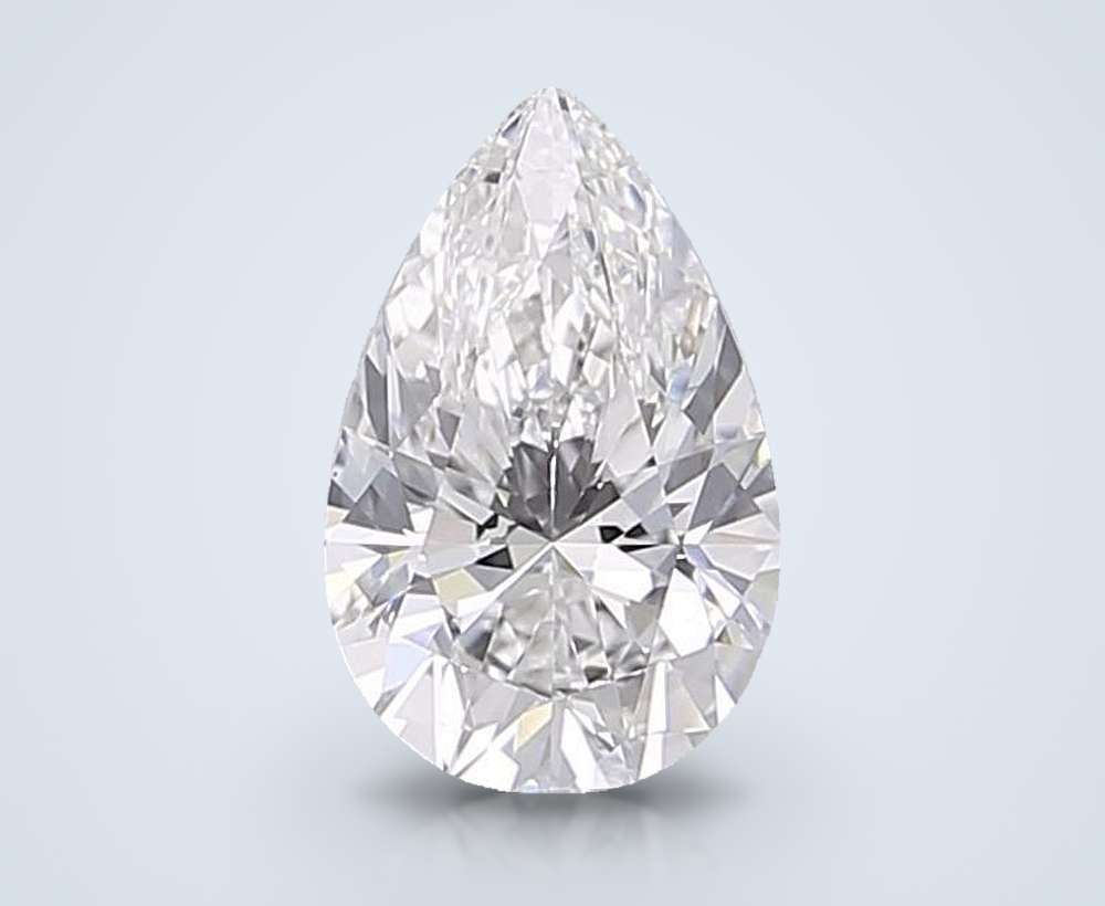 1.00 Carat Pear Lab Diamond