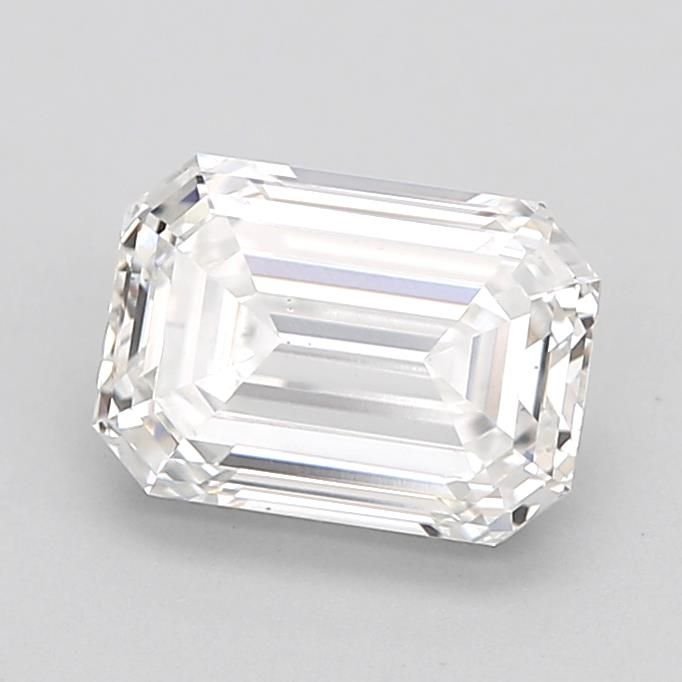 2.02ct F VS2 Rare Carat Ideal Cut Emerald Lab Grown Diamond