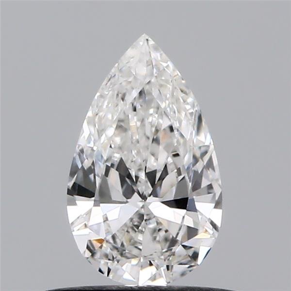 0.50ct F VVS2 Excellent Cut Pear Lab Grown Diamond