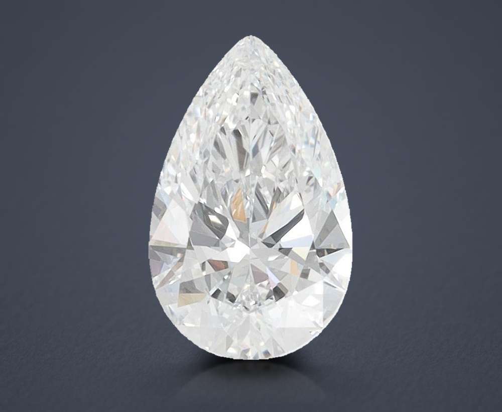 1.25 Carat Pear Lab Diamond