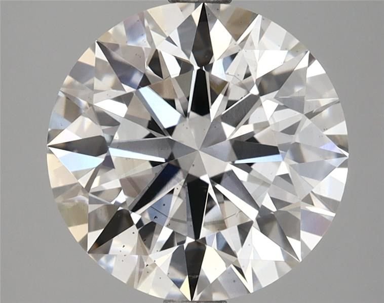 3.95ct F SI1 Rare Carat Ideal Cut Round Lab Grown Diamond