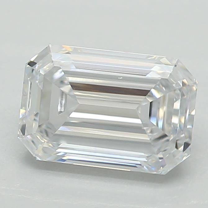 0.68ct E VVS2 Rare Carat Ideal Cut Emerald Lab Grown Diamond