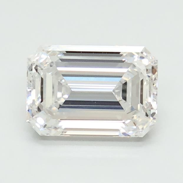1.10ct D VVS2 Rare Carat Ideal Cut Emerald Lab Grown Diamond