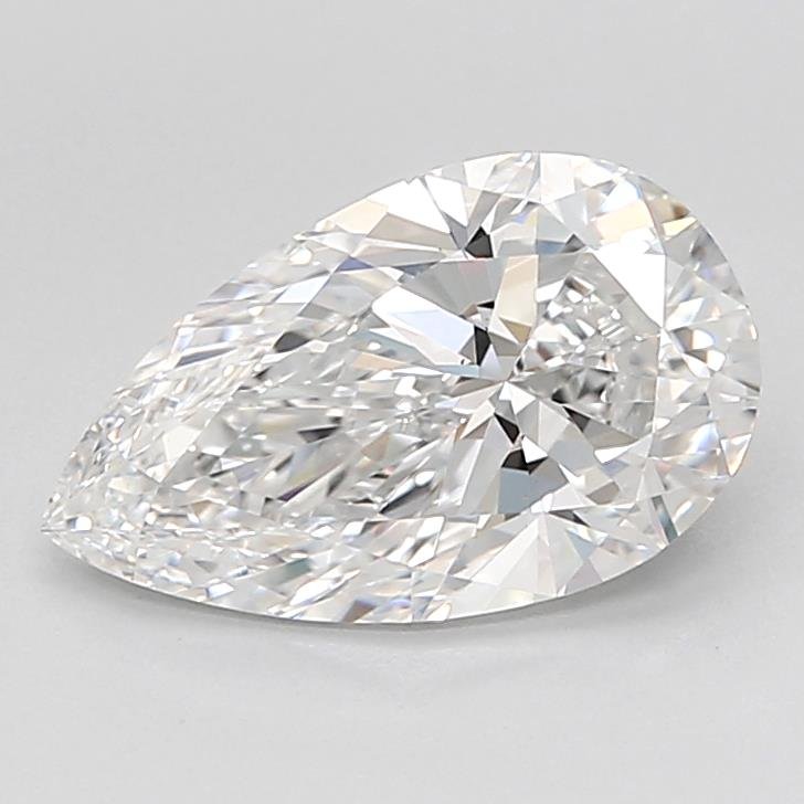 2.01ct E VS1 Rare Carat Ideal Cut Pear Lab Grown Diamond