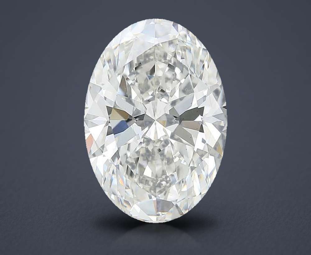 7.60 Carat Oval Lab Diamond