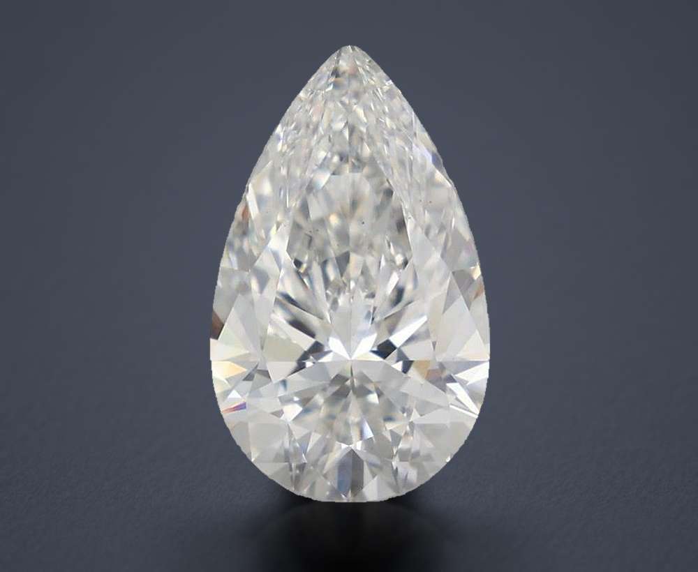 4.52 Carat Pear Lab Diamond