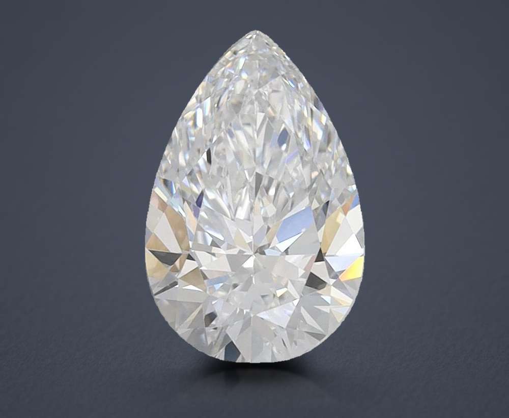 1.50 Carat Pear Lab Diamond