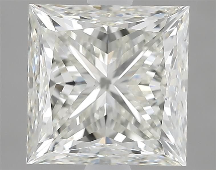 2.50ct K SI1 Rare Carat Ideal Cut Princess Diamond