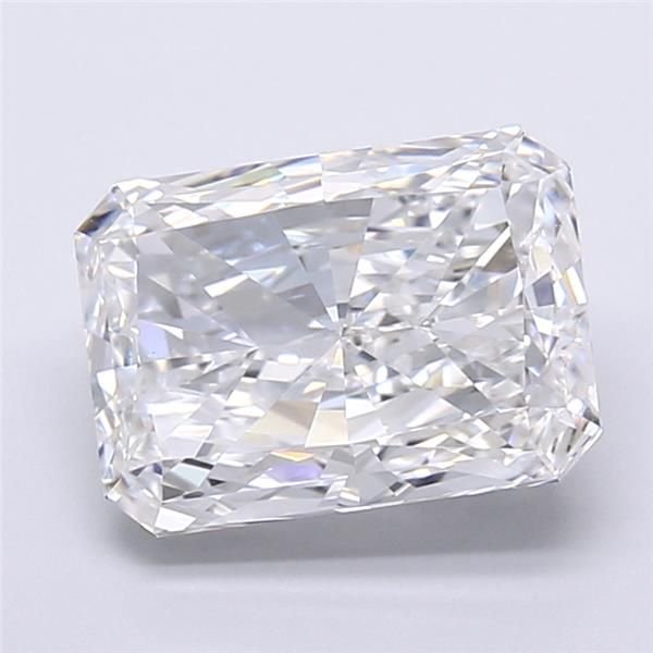 4.52ct E VVS2 Rare Carat Ideal Cut Radiant Lab Grown Diamond