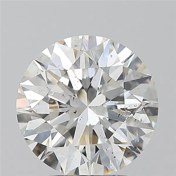 2.50ct I SI2 Rare Carat Ideal Cut Round Diamond