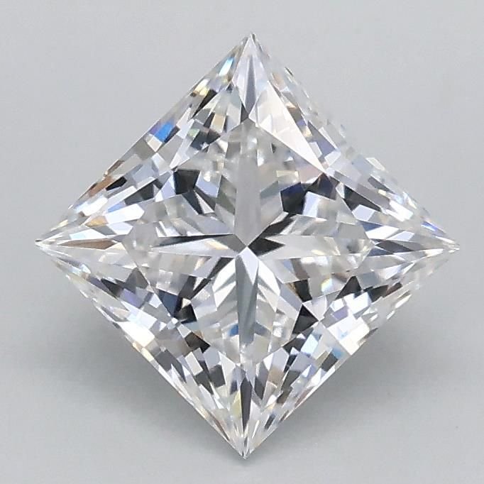 1.10ct D VVS2 Rare Carat Ideal Cut Princess Lab Grown Diamond