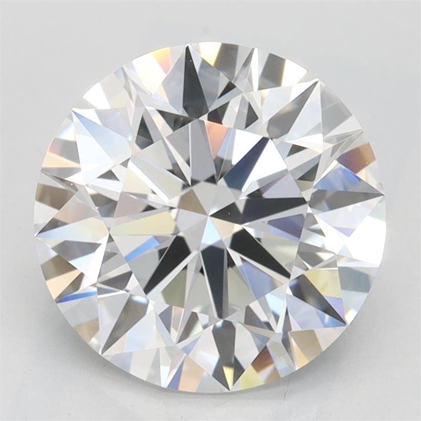 2.48ct D VVS1 Rare Carat Ideal Cut Round Lab Grown Diamond