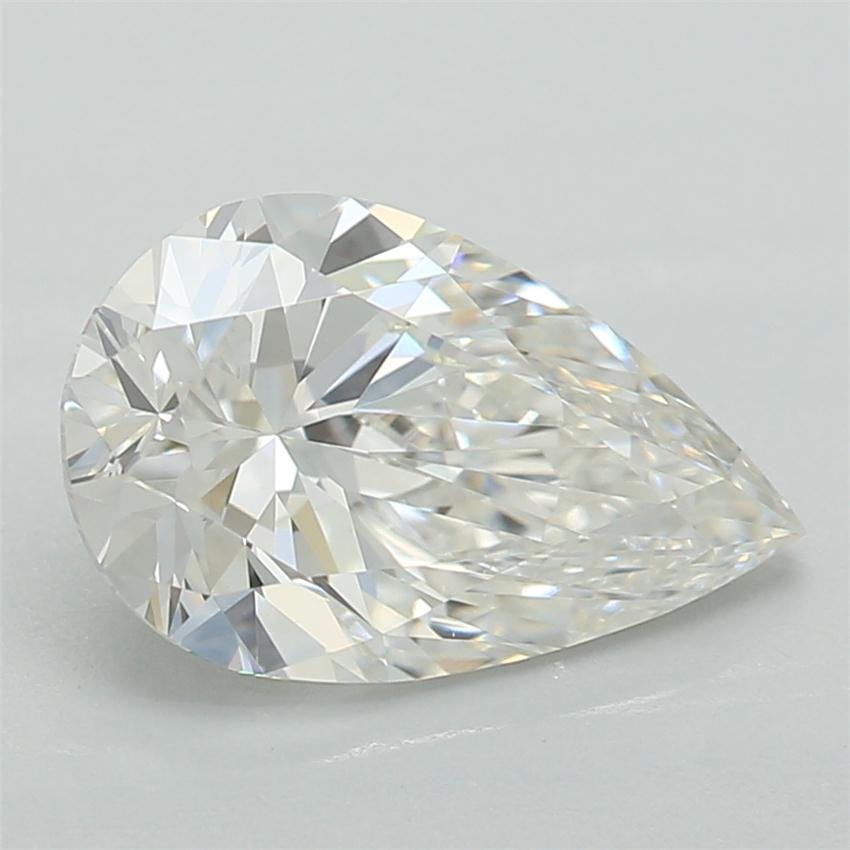 1.09ct F VVS2 Rare Carat Ideal Cut Pear Lab Grown Diamond