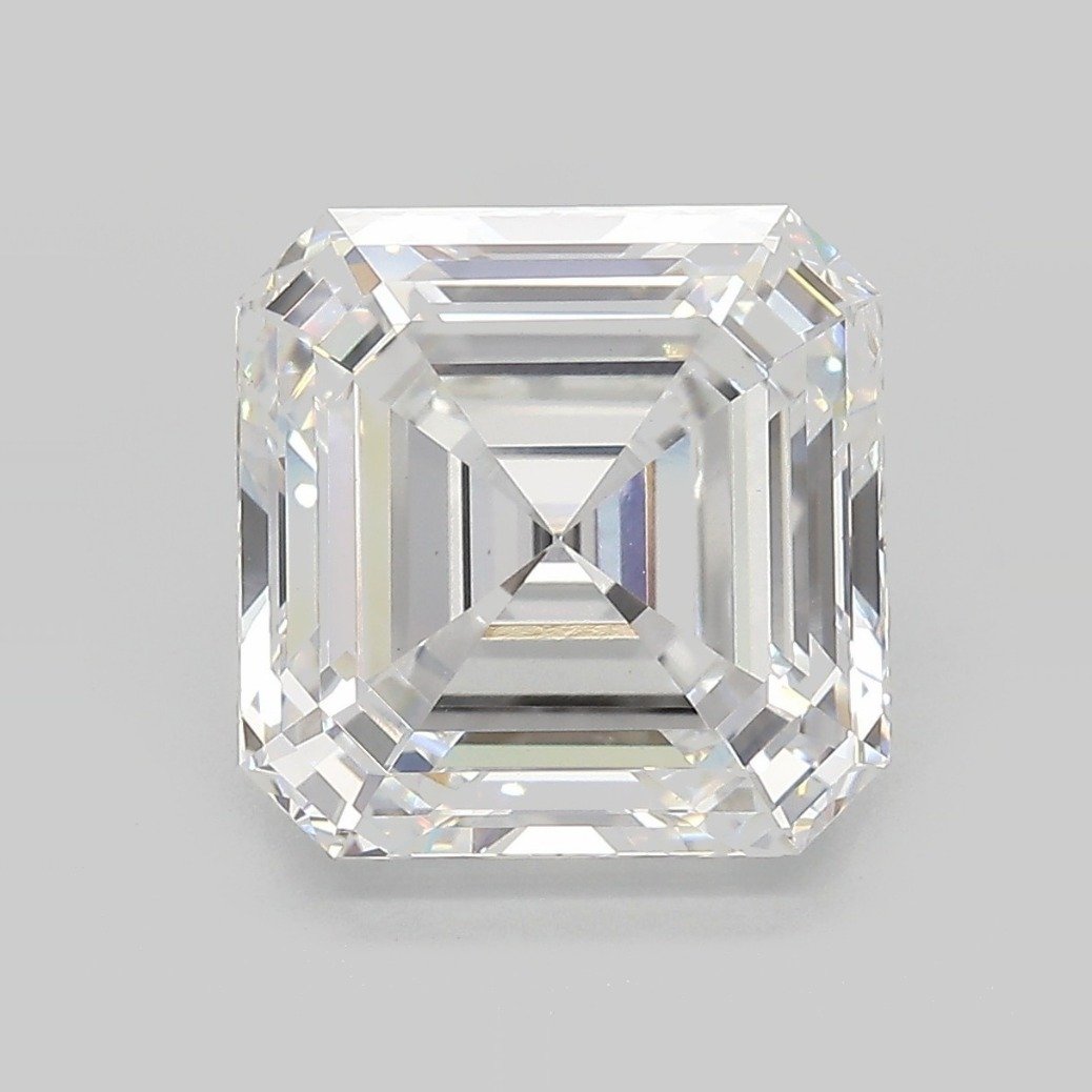 6.05ct E VS1 Rare Carat Ideal Cut Asscher Lab Grown Diamond