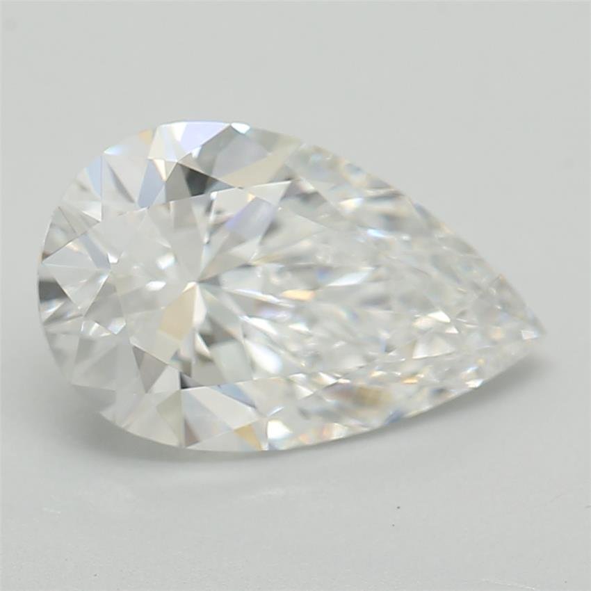 1.07ct E VVS2 Rare Carat Ideal Cut Pear Lab Grown Diamond