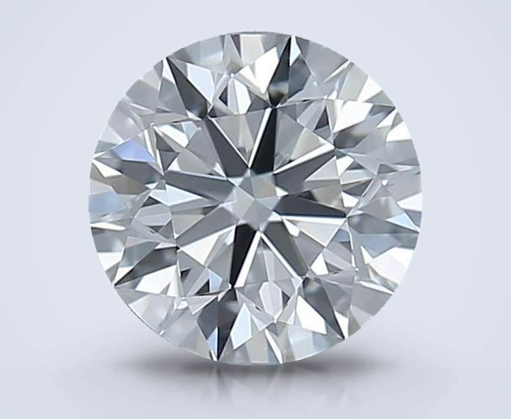0.63 Carat Round Natural Diamond