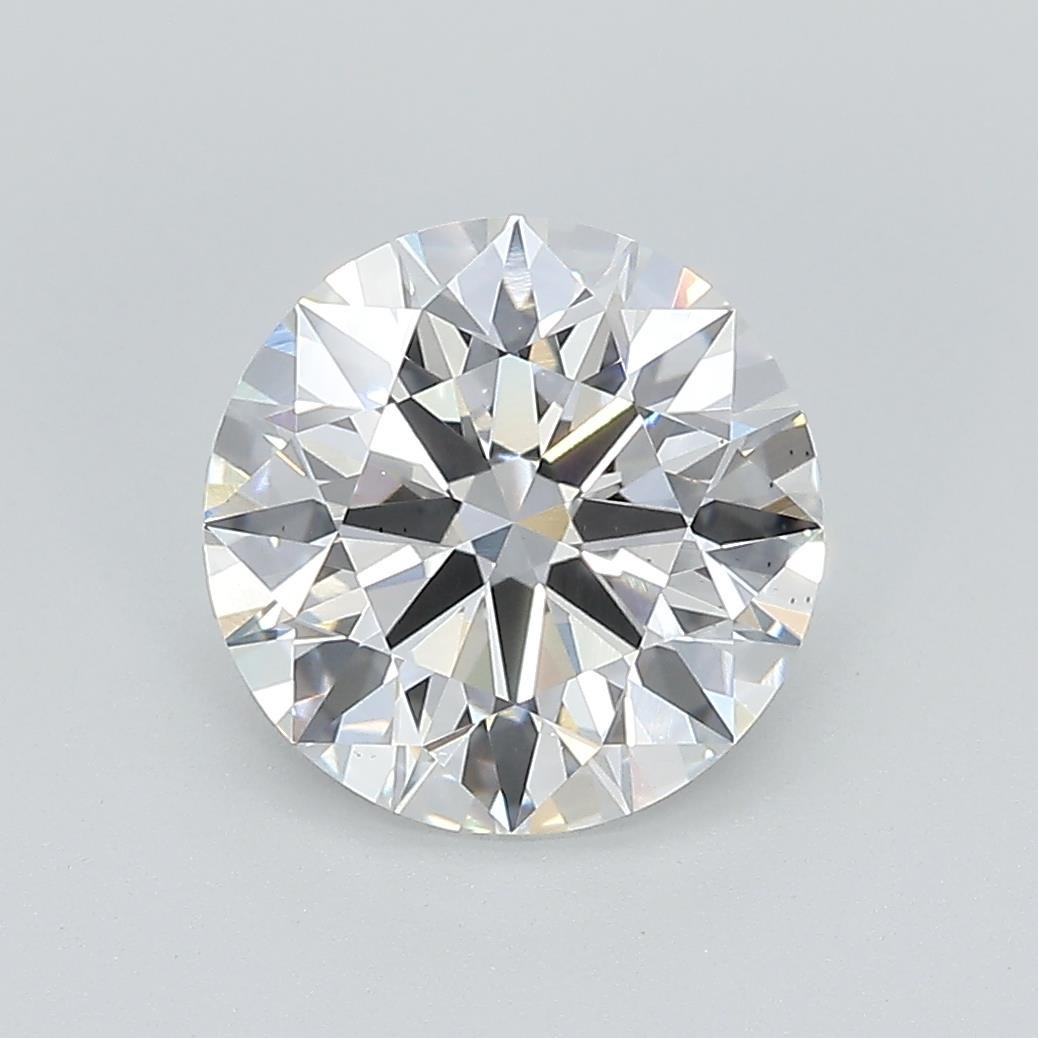 2.60ct F VS2 Rare Carat Ideal Cut Round Lab Grown Diamond