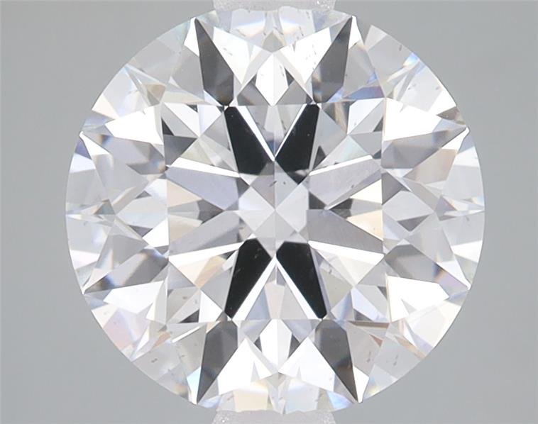 3.16ct E SI1 Rare Carat Ideal Cut Round Lab Grown Diamond