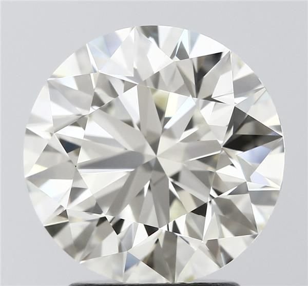 2.51ct J VVS2 Excellent Cut Round Diamond