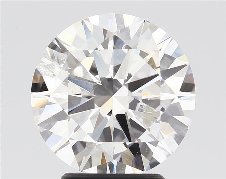 3.02ct F SI2 Very Good Cut Round Lab Grown Diamond