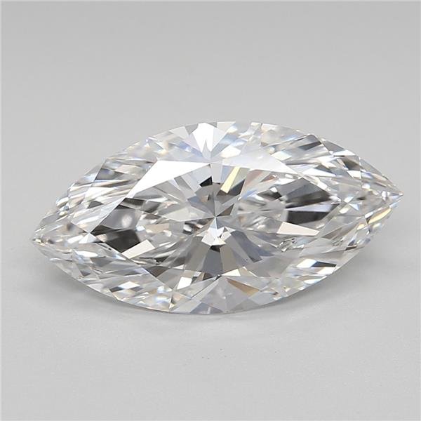 2.43ct D VVS2 Rare Carat Ideal Cut Marquise Lab Grown Diamond